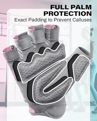 Breathable Weight Lifting Gloves for Men & Women | Padded Gym Gloves with Enhanced Grip & Palm Protection