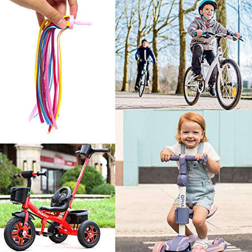 Colorful Bike and Scooter Handlebar Streamers - 1 Pair
