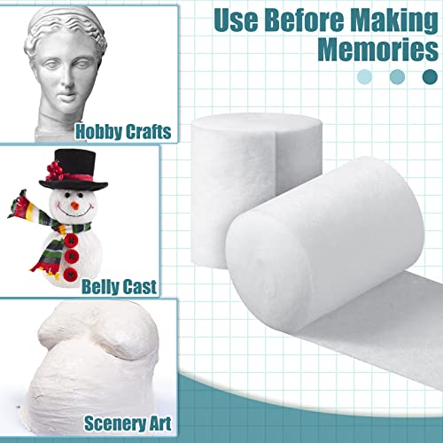 Soft Cast Padding Bandage - 6 Rolls, 2 Inch x 8.8 Ft
