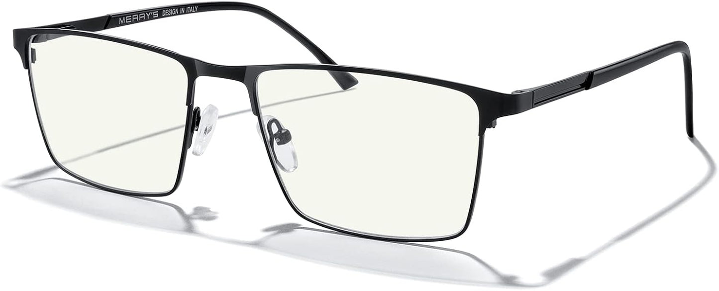 MERRY'S Blue Light Blocking Glasses - Vintage Computer Reading Glasses for Men | Stylish & Comfortable