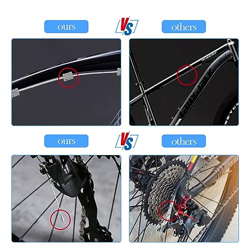 4PCS Universal Bicycle Brake Cable Set - 2M Long MTB/Road