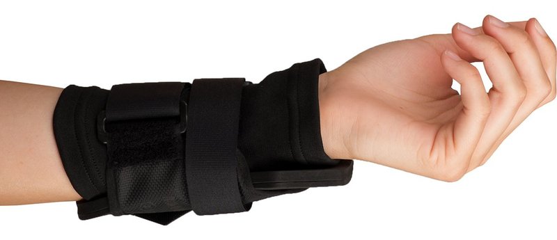 DonJoy Performance Anaform Wrist Wrap for Radial or Ulnar deviation, Sprains, Tendonitis, Carpal Tunnel & Wrist instabilities - Double Wrap Design for Athletes and Active Users, Large/X-Large