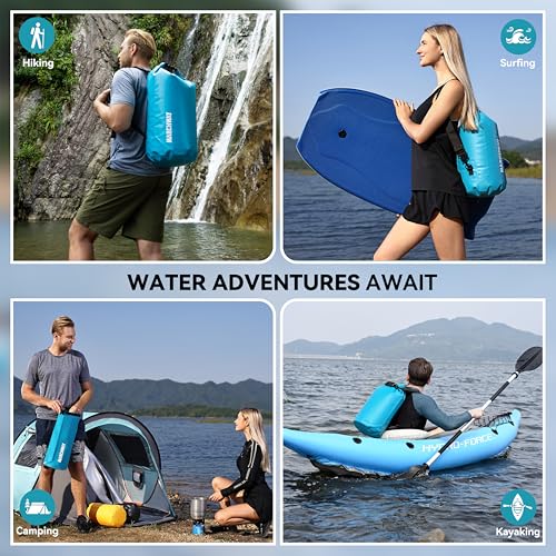 Waterproof Floating Dry Bag Backpack - 5L to 40L Sizes