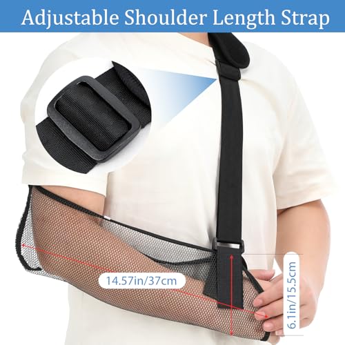 Adjustable Mesh Arm Sling for Shoulder Injury Support