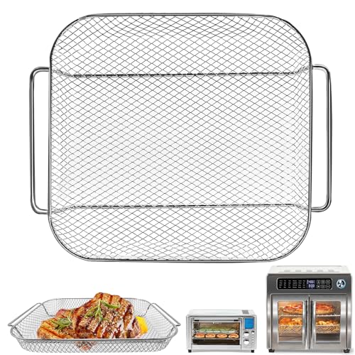 GCQ Air Fryer Basket for Emeril Lagasse Everyday 360 & 26 QT, 12.5''x10.2'' Steel Replacement Racks