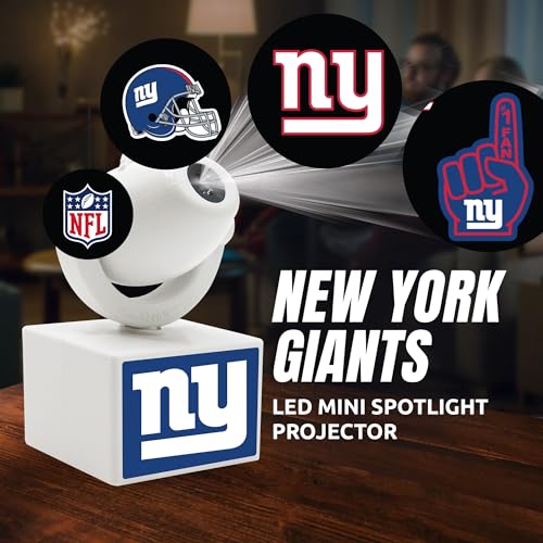 New York Giants LED Mini Spotlight Projector - 6 Team Logos