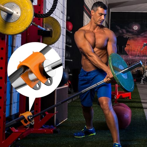 Orange 1-Pack U Barbell Landmine Converter & Multi-Purpose T-Bar Attachment