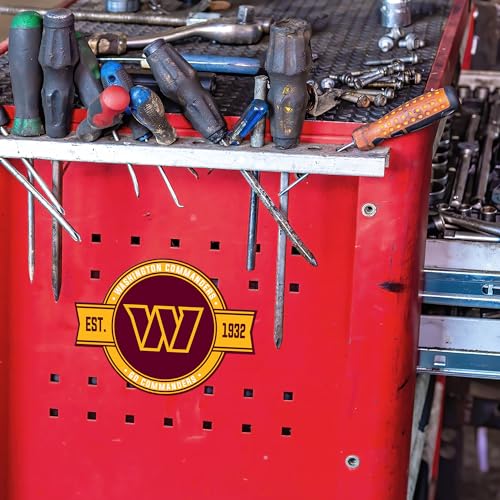 Washington Commanders Football Logo Car Magnet - Durable Auto Badge