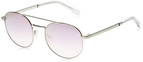 Bolle OVA Sunglasses Shiny Silver Unisex-Adult Small