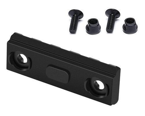 Gotical 5 Slots Aluminum Key mod Rail Section for Key mod Five Slots Key mod Rail Picatinnii Rail Section (Pack of 3-6 PCS 5 Slots)