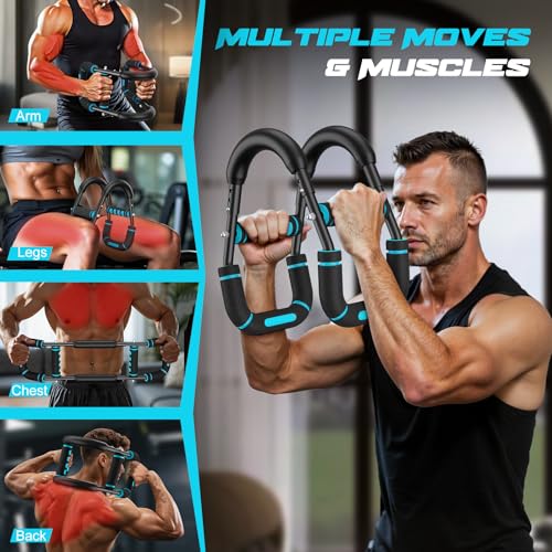Adjustable Twister Arm Trainer for Men - 5-Level Resistance (40-130lb) - Blue
