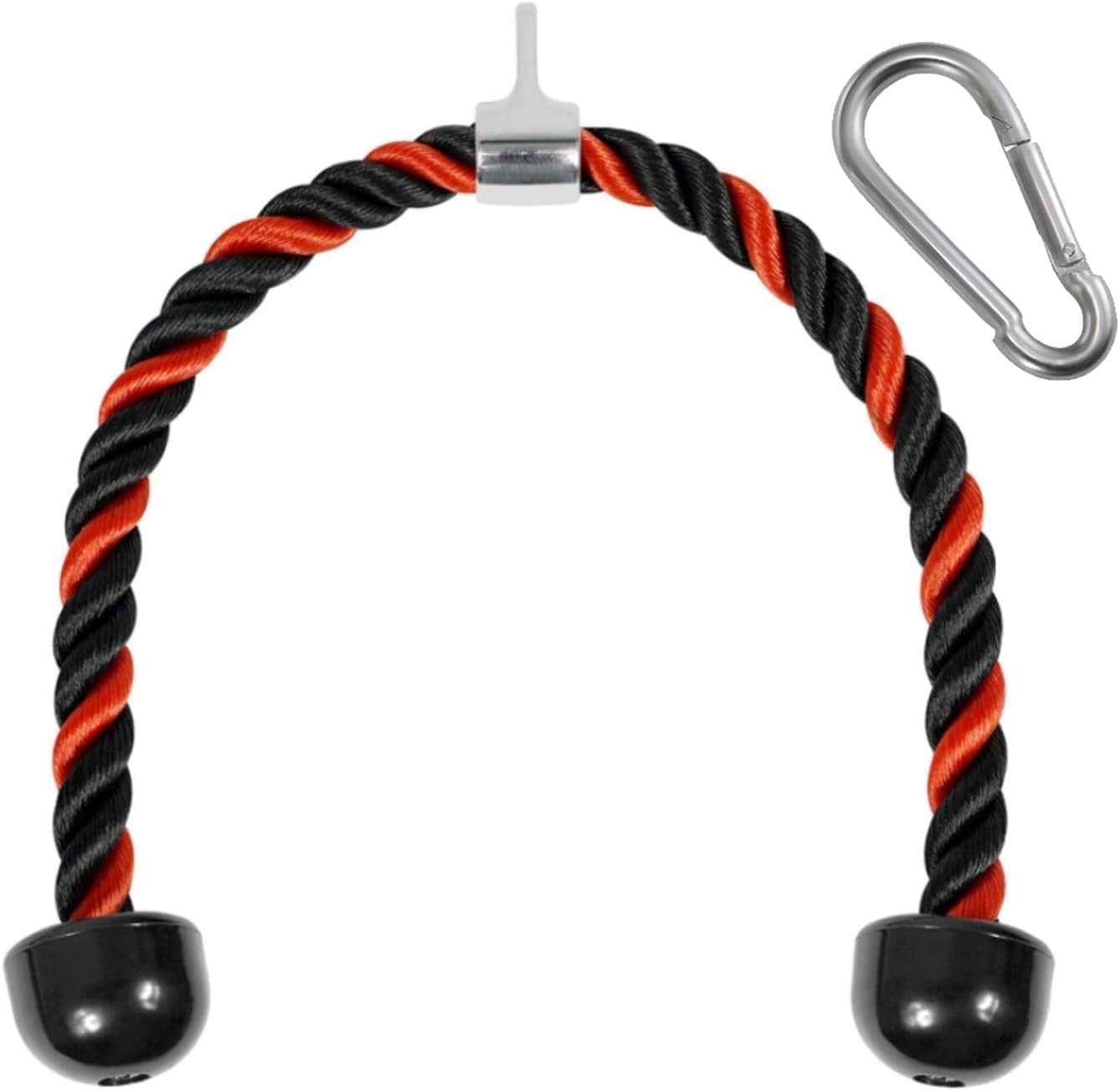 Yes4All Deluxe Tricep Rope Cable Attachment - 27 & 36 Inch | Versatile Gym Pulley System in 4 Colors