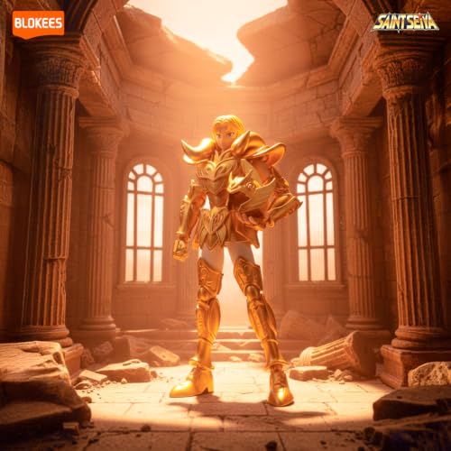 BLOKEES Saint Seiya Aries Mu Collector Action Figure with Accessories
