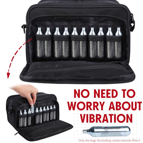 Durable CO2 Cartridges Storage Bag for Airsoft & BBs - Bag Only