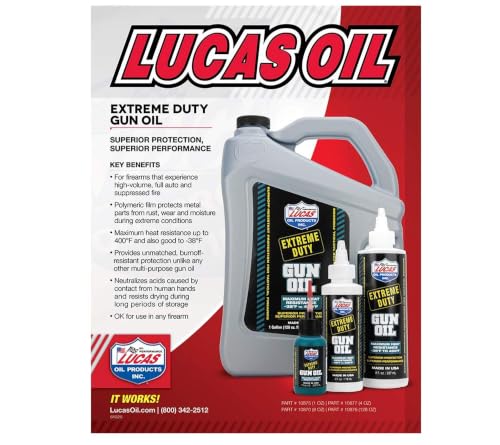 Extreme Duty Gun Oil - 4 Ounces, High Heat Resistance