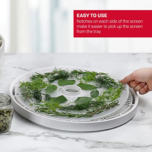 Dehydrator Mesh Screens Set - 2 Pack for Food Drying