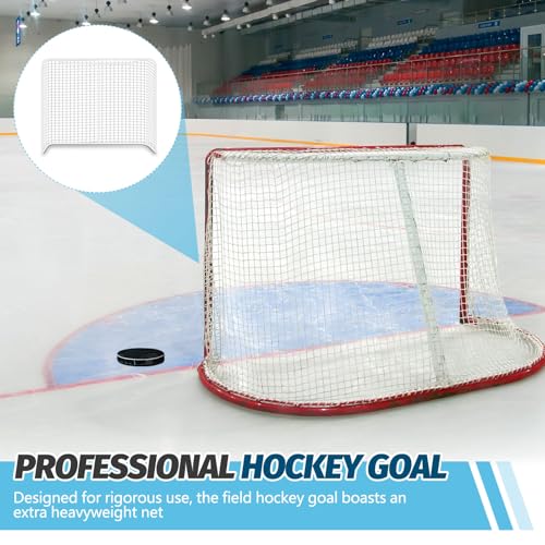 54" Hockey Goal Replacement Net - Durable Mesh for Training