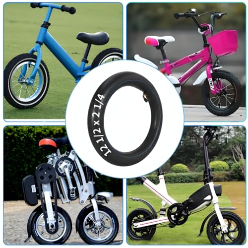 12.5'' x 2.25 Inner Tubes with Bent Valve for Kids' Bikes