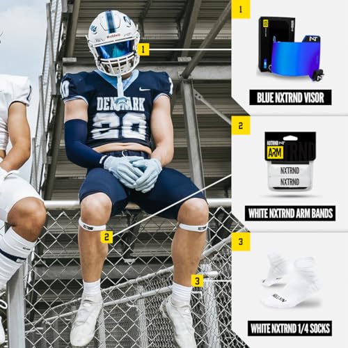 Bicep Bands - Sweat-Absorbent Cotton Arm Sweatbands for Football