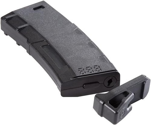 Lancer Tactical Airsoft Magazine - High-Speed 130 Round MidCap for M4/M16 Series | Transparent Window
