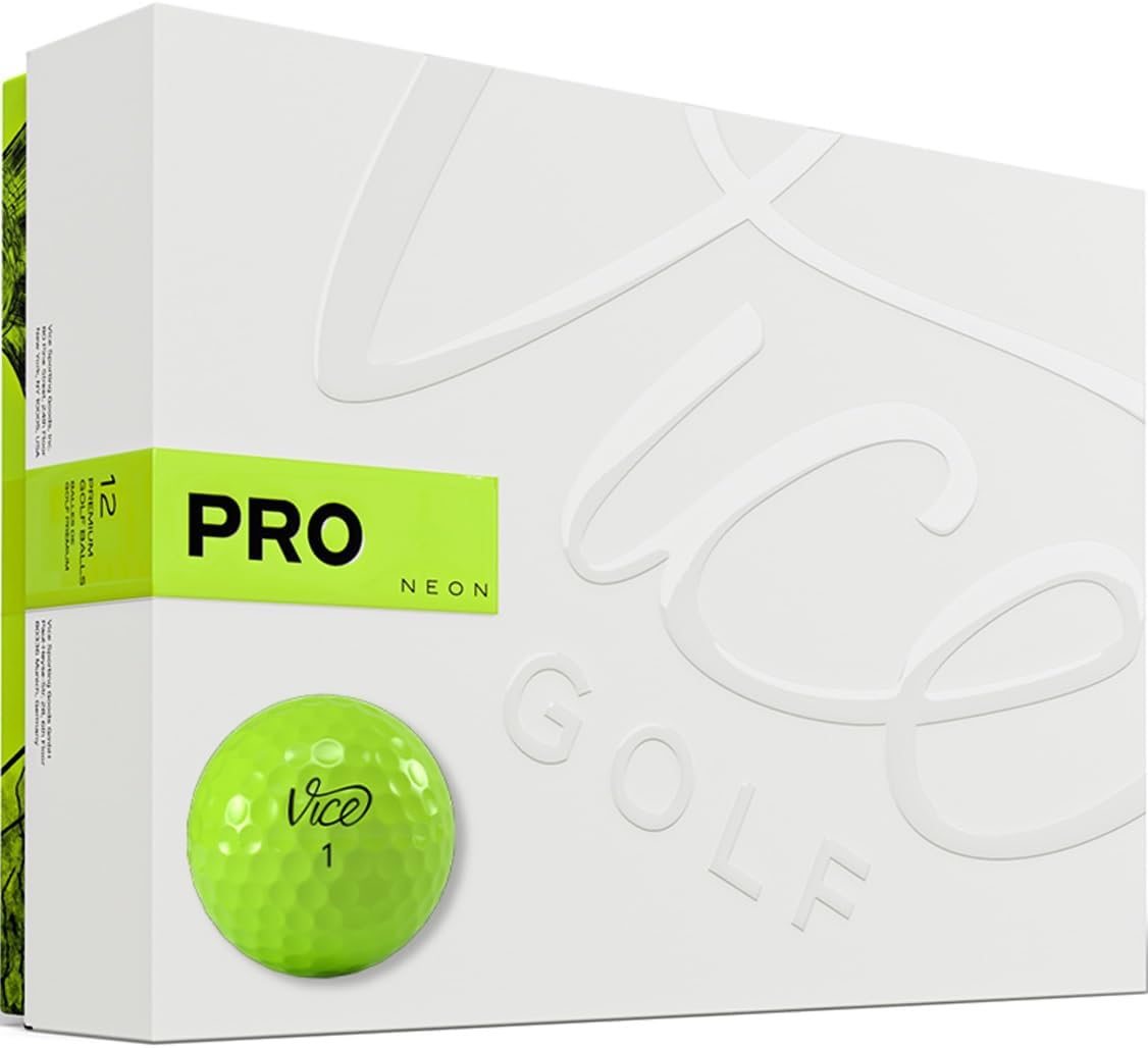 Vice Pro Golf Balls - High-Performance Golf Balls for Maximum Distance and Control | White