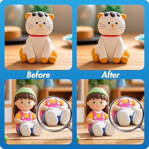 Air Dry Clay Varnish, 120ml Matte Glaze with 2 Brushes for Air Drying Clay, Clear Varnish for Craft Pottery, Oil Painting, Wood, Scratch Resistant Waterproof (120ML Matte)