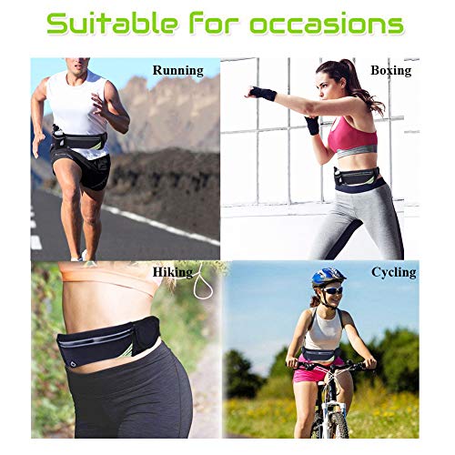 Hydration Running Belt with Water Bottle Holder for Smartphones