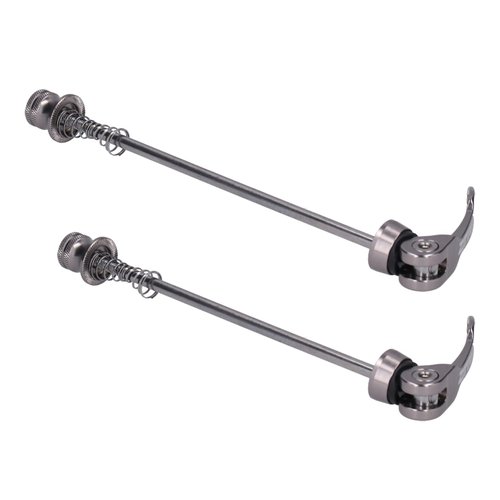 Quick Release Skewers, Front & Rear, Pack of 2, for Mountain Biking, Road Biking, City Cycling, and Long-Distance Travel