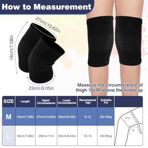 Kids Knee Sleeve Brace - M Size Compression Support Pad