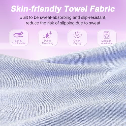 Non-Slip Pilates Reformer Mat Cover - Sweat-Wicking Towel