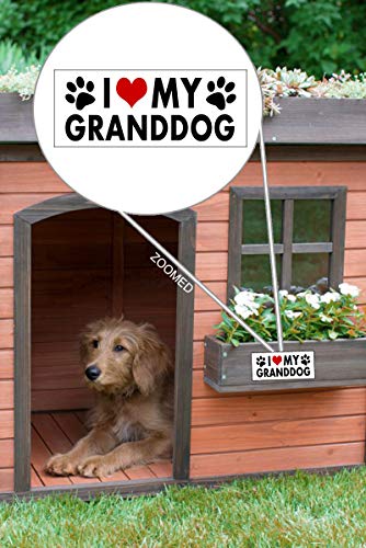 I Love My Granddog Sticker - Durable Waterproof Dog Lover Decal
