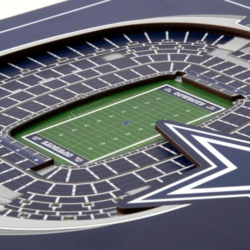 3D NFL Stadium Wall Art - Multi-Layered Team Replica Decor