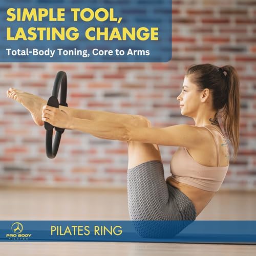 Complete Pilates Kit with Ring, Ball, Bands & Pump - 13 Pieces