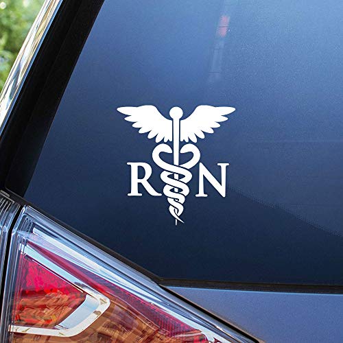 Premium Quality Nurse Decal Sticker - 5-Inch White Vinyl