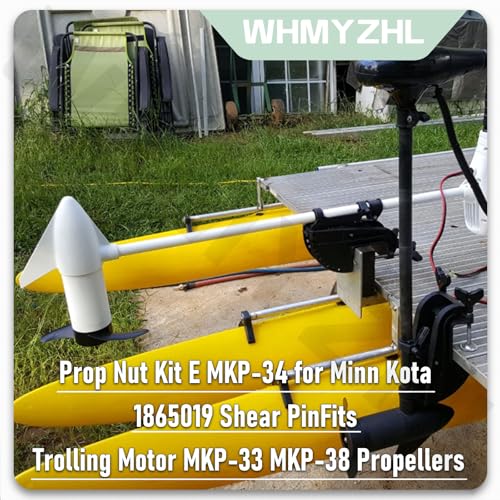 Prop Nut Kit E MKP-34 for Minn Kota Trolling Motors - 2 Pack