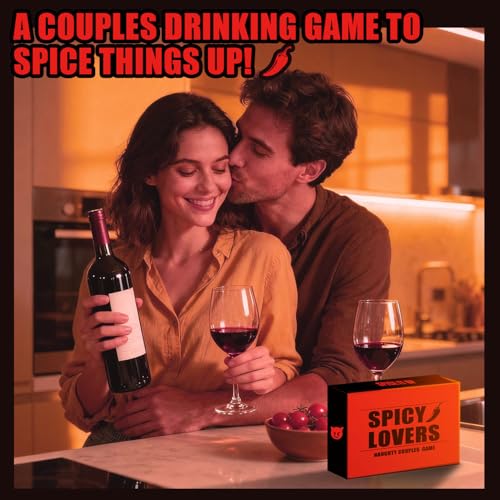 Couples Drinking Game for Date Night - Fun Spicy Lovers