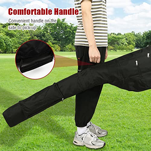 Portable Foldable Golf Club Bag with Waterproof Design for 8-10 Clubs