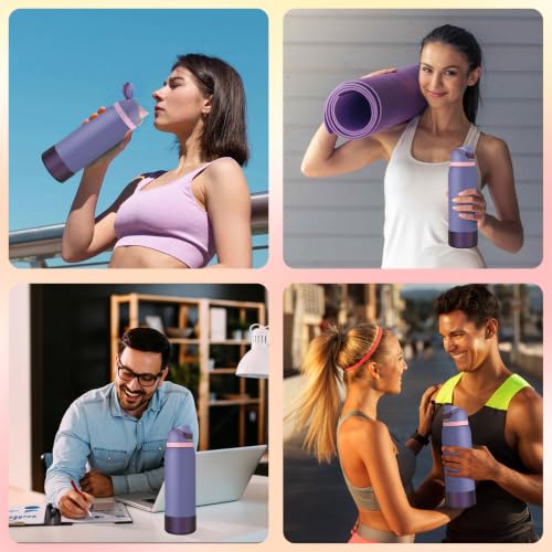 Chameleon Silicone Boot for Owala 24oz Water Bottle - Purple