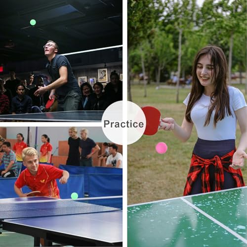 3-Star ABS Ping Pong Balls - Durable Training Table Tennis Set - Pack of 12