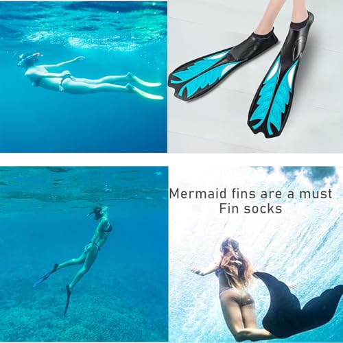 Neoprene Wetsuit Socks 2.5mm - Thermal Diving Socks for Snorkeling & Surfing - Large/Black