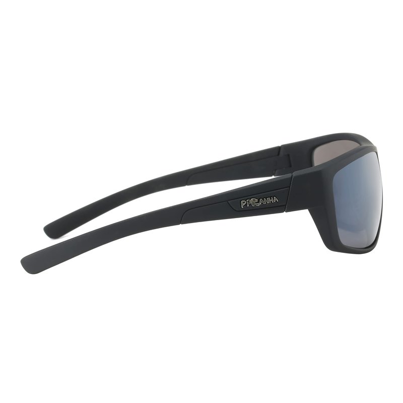 Piranha Eyewear Peak Black Sport Sunglasses with Smoke Lens and Full Frame