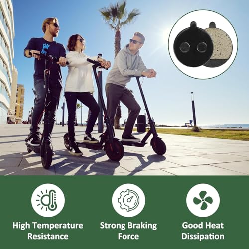 8 Pcs Brake Pads for Gotrax GXL V2, Apex, Apex XL, XR Ultra - Durable & Low Noise