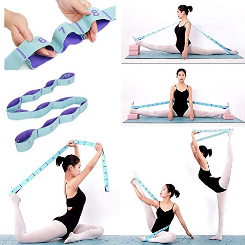 Stretching Strap for Flexibility - 11 Loops Yoga & Pilates