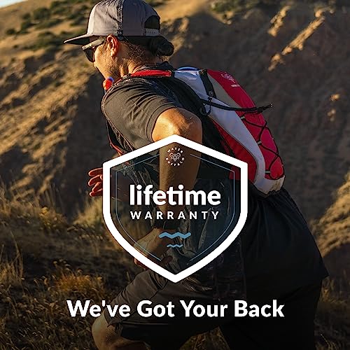 Lightweight Hydration Backpack with 2L Bladder - Black