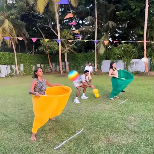 Granny Pants Yard Game Set - Giant Toss and Catch Balls - Yellow