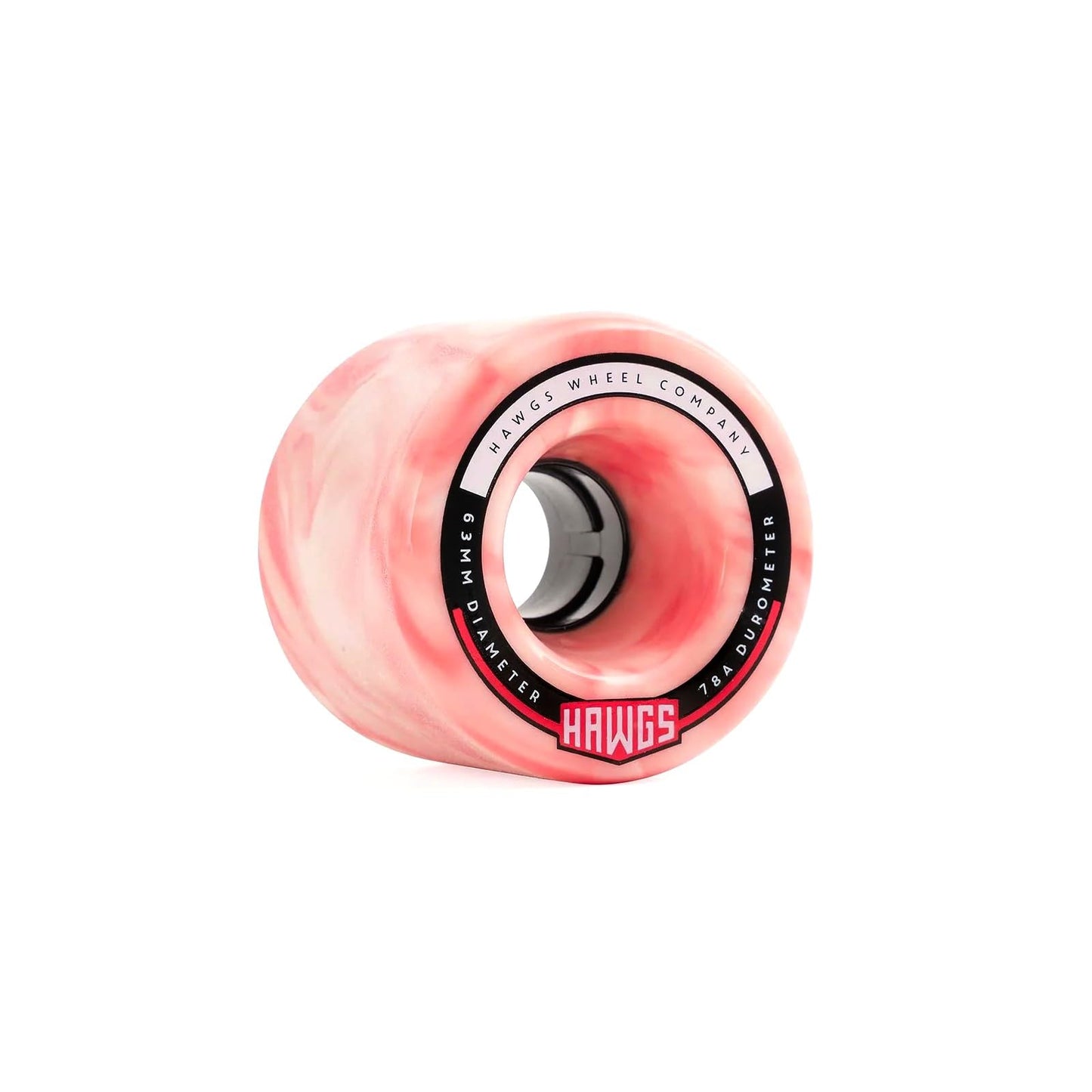 Landyachtz Fatty Hawgs Wheels 63mm 78a, Pink/White