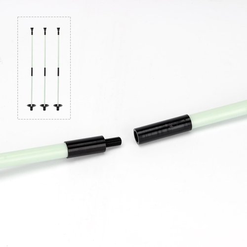 KVMORZE Golf Flagstick, Golf Pole Pin Flagpole Portable Detachable Design, Practice Putting Green Flag Stick for Yard Club, Backyard GolfCourse 3FT Heights Available, 3 Pack