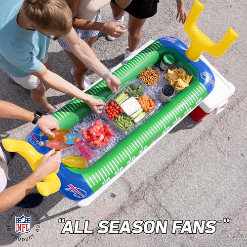 Buffalo Bills Inflatable Food Cooler - 4 ft Tailgate Buffet