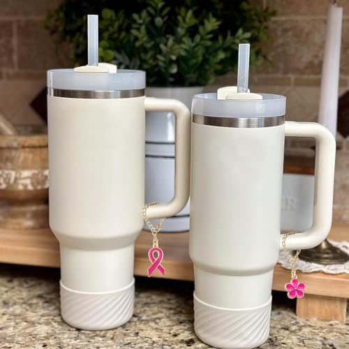 Personalized Pink Charm Set for Stanley & Simple Modern Tumblers