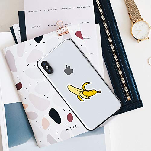 Banana Stickers - 3 Pack of 2.5, 3 & 4 Inch Vinyl Decals